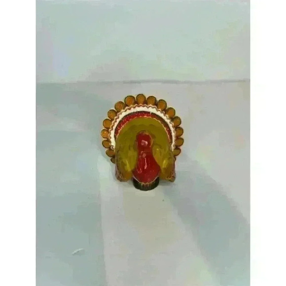 Vintage Hallmark Merry Miniatures Thanksgiving Figurine Set 1970s - Picture 10 of 12